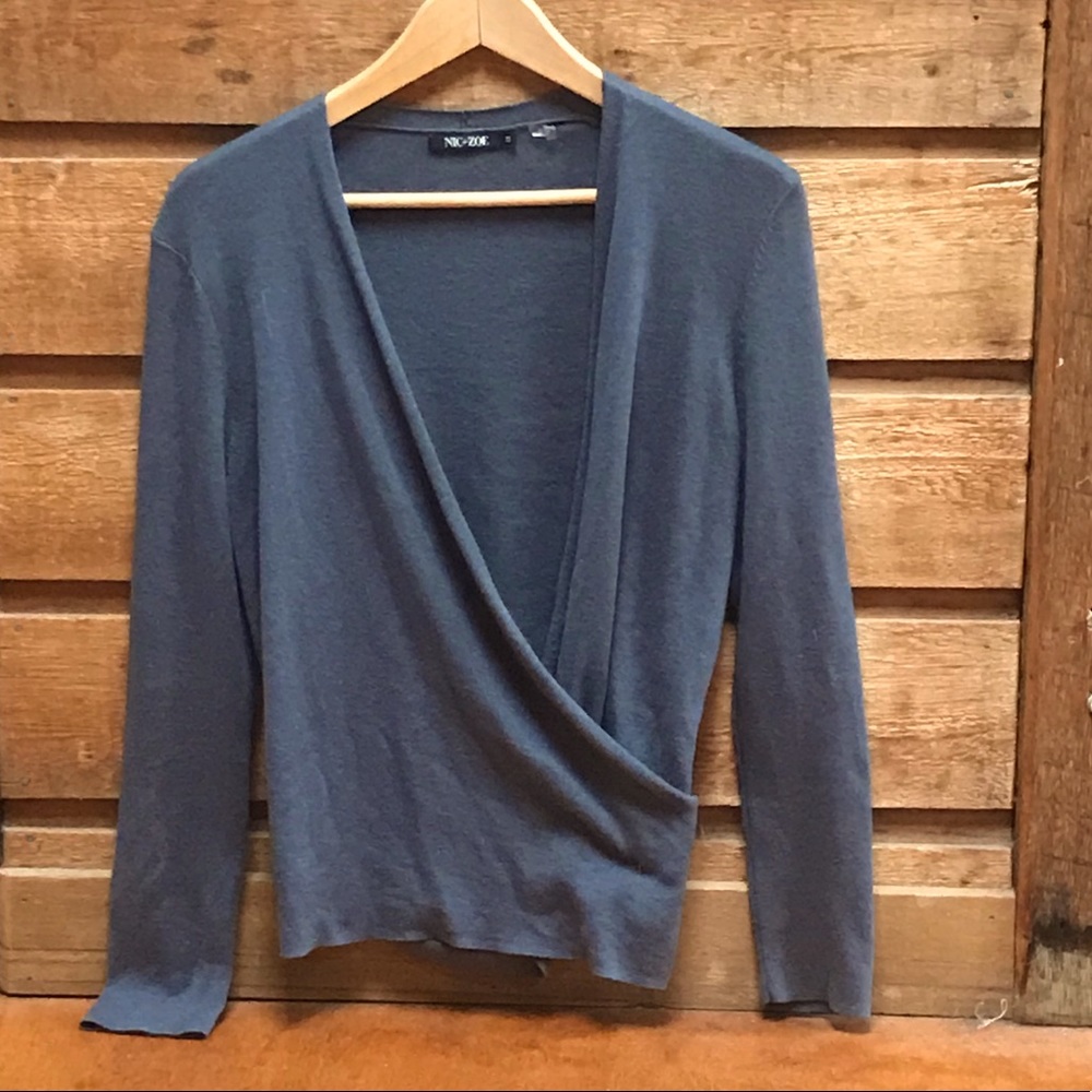 Nic+Zoe Wrap Sweater